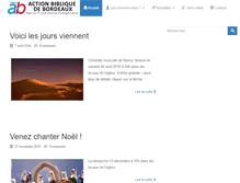 Tablet Screenshot of abbordeaux.fr